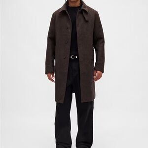 GAP Wool-Blend Car Coat for Men